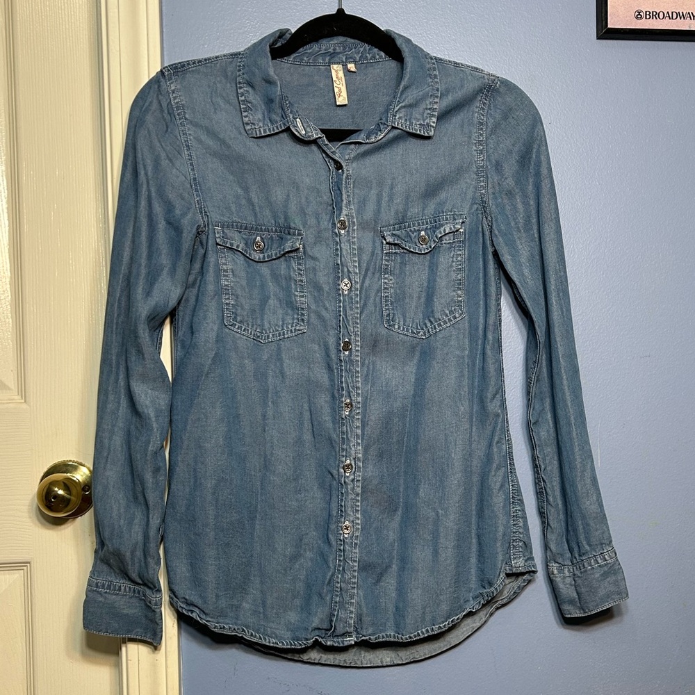 Denim Button Down Shirt